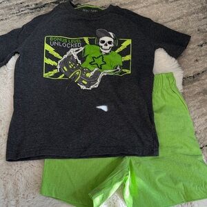 Fierce Frank Boyd size Small (5/6) Graphic Tee and Shorts Set